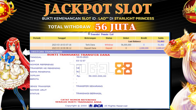 Bukti jackpot Togel88 #16