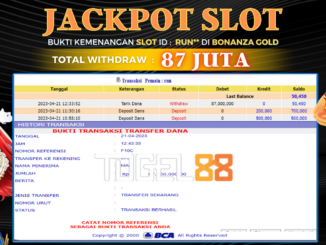 BUKTI JACKPOT TOGEL88 #112