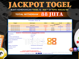 Bukti jackpot Togel88 #106