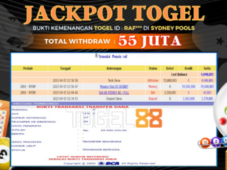 Bukti jackpot Togel88 #95