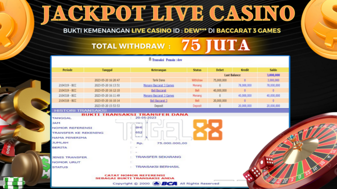 Bukti jackpot Togel88 #195