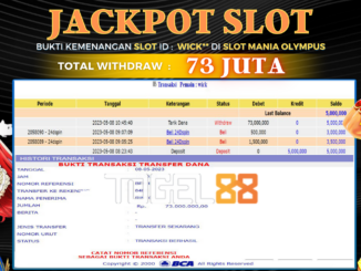 Bukti jackpot Togel88 #160