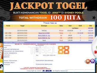 Bukti jackpot Togel88 #165