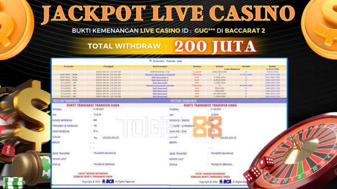 Bukti jackpot Togel88 #216