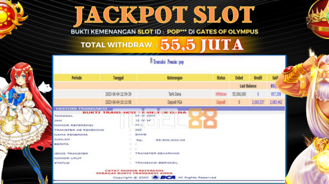 Bukti jackpot Togel88 #223