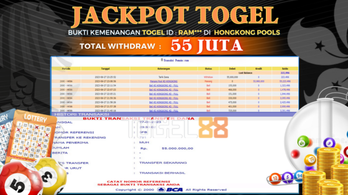 Bukti jackpot Togel88 #272