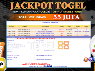 Bukti jackpot Togel88 #334