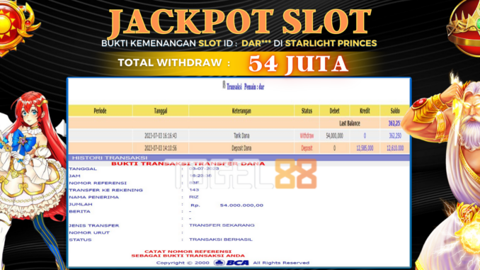 Bukti jackpot Togel88 #279