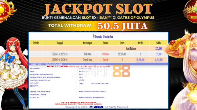 Bukti jackpot Togel88 #273