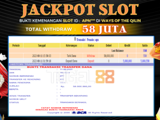 Bukti jackpot Togel88 #384