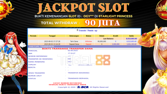 Bukti jackpot Togel88 #355