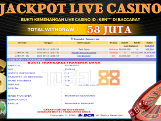 Bukti jackpot Togel88 #427