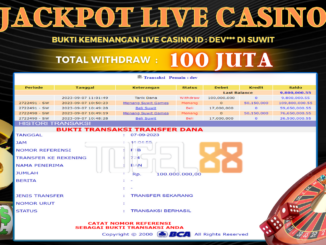 Bukti jackpot Togel88 #414