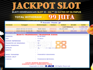 Bukti jackpot Togel88 #400