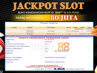 Bukti jackpot Togel88 #416