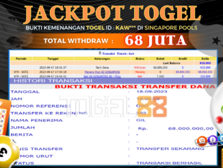 Bukti jackpot Togel88 #444