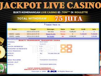 Bukti jackpot Togel88 #504