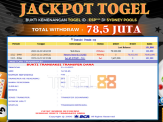 Bukti jackpot Togel88 #497