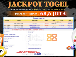 Bukti jackpot Togel88 #504