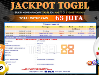 Bukti jackpot Togel88 #510