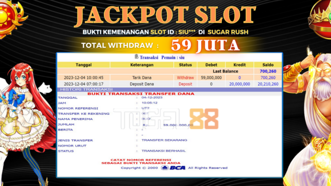 Bukti jackpot Togel88 #528