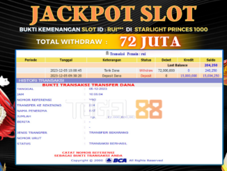 Bukti jackpot Togel88 #530