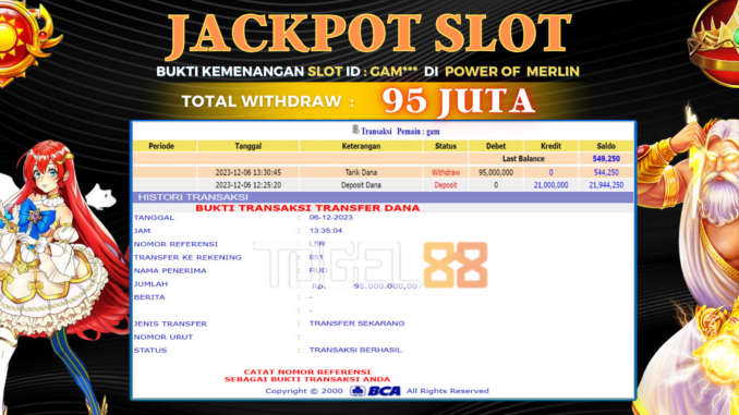 Bukti jackpot Togel88 #532