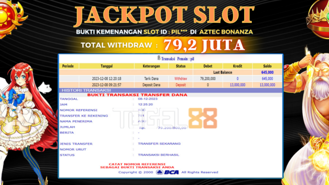 Bukti jackpot Togel88 #536