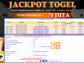 BUKTI JP TOGEL88 #554