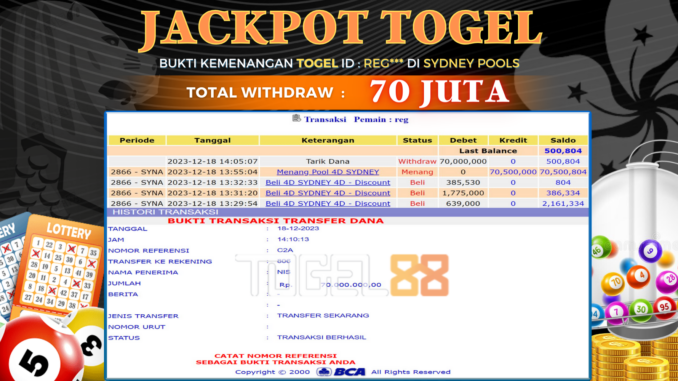 BUKTI JP TOGEL88 #563