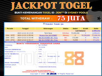 BUKTI JP TOGEL88 #575