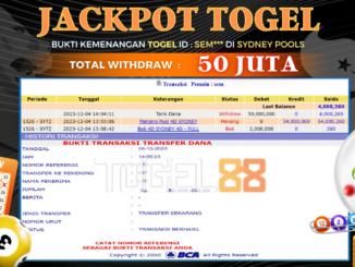 Bukti jackpot Togel88 #529