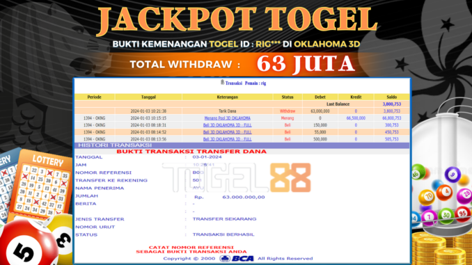 BUKTI JP TOGEL88 #596